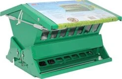 Absolute III Squirrel-Resistant And Metal Wild Bird Feeder - Green - 13.5 X 16 X 11.3 In