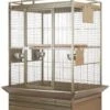 A&E Cage Company Backpack Soft Sided Travel Bird Carrier - Tan - Small - 15 X 11 X 7.5 In