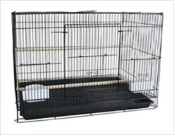A&E Cage Company Economy Flight Bird Cage - Black - 24 X 16 X 16 In - 4 Pack