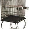 A&E Cage Company Economy Play Top Bird Cage - Black - 20 X 20 X 58 In