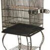 A&E Cage Company Economy Play Top Bird Cage - Platinum - 20 X 20 X 58 In