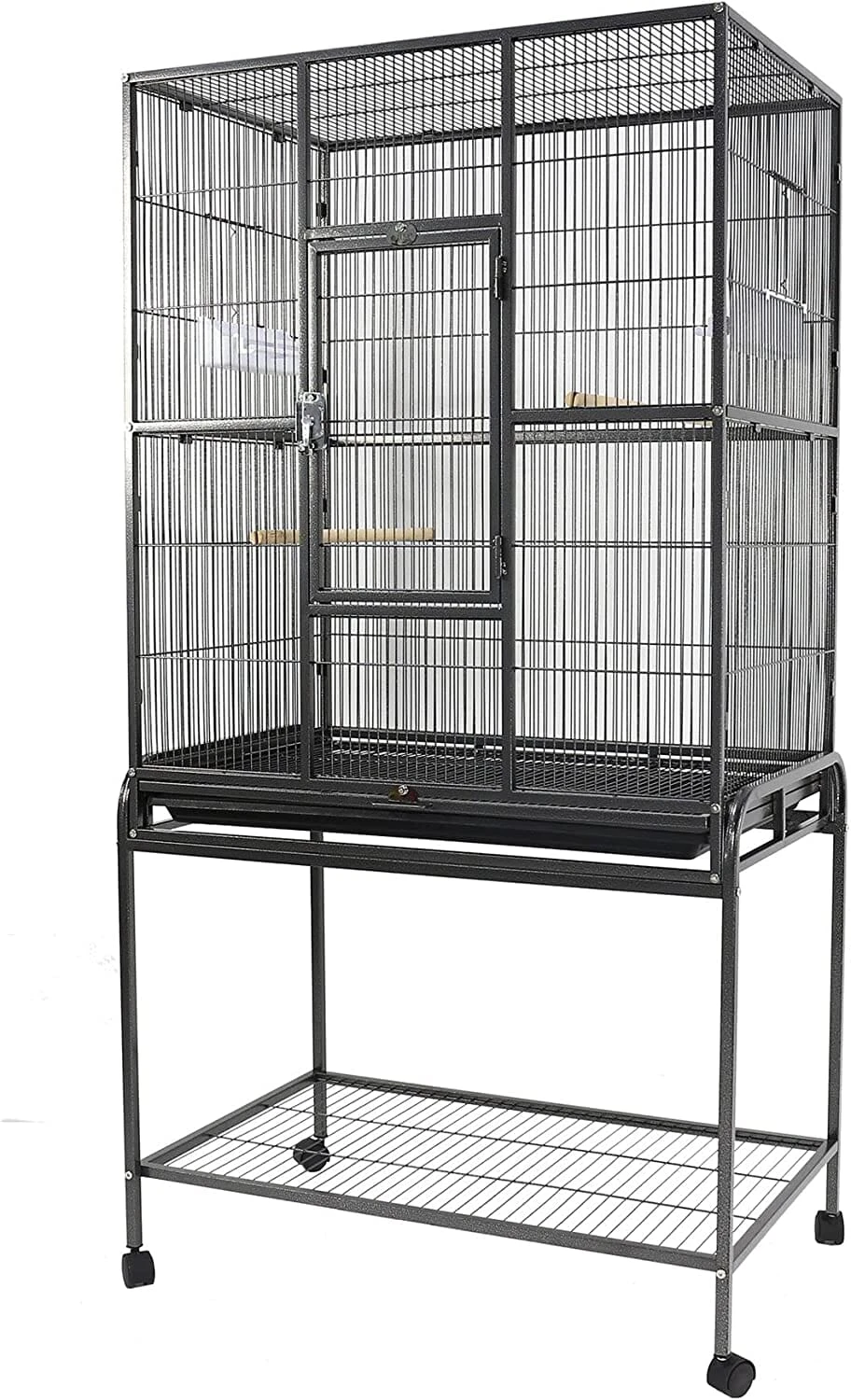 A&E Cage Company Flight Bird Cage With Stand - Black - 31 X 20 In 3 A&E Cage Company Flight Bird Cage With Stand - Black - 31 X 20 In