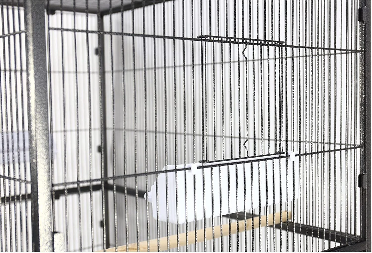 A&E Cage Company Flight Bird Cage With Stand - Black - 31 X 20 In 8 A&E Cage Company Flight Bird Cage With Stand - Black - 31 X 20 In - Image 6