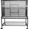 A&E Cage Company Flight Bird Cage With Stand - Blue - 32 X 21 X 63 In