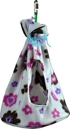 A&E Cage Company Happy Beaks Fleece Teepee Bird Nesting Materials - Large