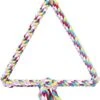 A&E Cage Company Happy Beaks Triangle Cotton Bird Swing - 15.75 X 12.6 X 12.6 -Bird pet supplies Sales ae cage company happy beaks triangle cotton bird swing 1575 x 126 x 126 757651