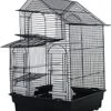 A&E Cage Company House Top Bird Cage In Retail Box - Black - 16 X 14 X 23 In 2 A&E Cage Company House Top Bird Cage In Retail Box - Black - 16 X 14 X 23 In -Bird pet supplies Sales ae cage company house top bird cage in retail box black 16 x 14 x 23 in 778109
