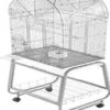 A&E Cage Company Open Dome Top Bird Cage With Removable Stand - White - 22 X 17 X 58 In -Bird pet supplies Sales ae cage company open dome top bird cage with removable stand white 22 x 17 x 58 in 477921