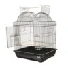 A&E Cage Company Victorian Open Top Bird Cage In Retail Box - Black - 25 X 21 X 32 In