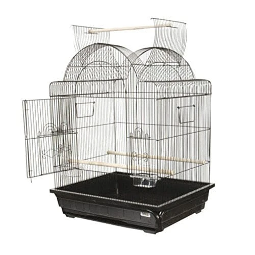 A&E Cage Company Victorian Open Top Bird Cage In Retail Box - Black - 25 X 21 X 32 In 3 A&E Cage Company Victorian Open Top Bird Cage In Retail Box - Black - 25 X 21 X 32 In