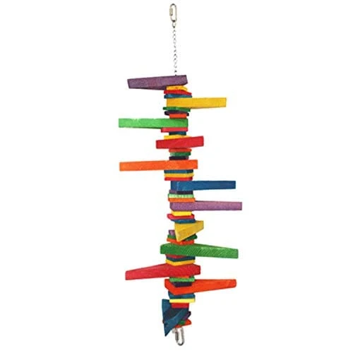 A&E Cage Happy Beaks Colored Wooden Blocks & Wedges Wood Bird Toy - 18.5 X 3 X 3 In 3 A&E Cage Happy Beaks Colored Wooden Blocks & Wedges Wood Bird Toy - 18.5 X 3 X 3 In