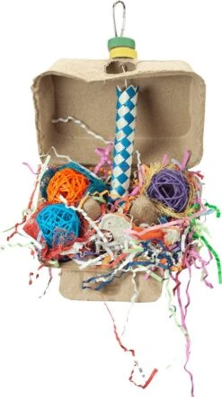 A&E Cage Happy Beaks Egg-Stravaganza Bird Toy - Medium