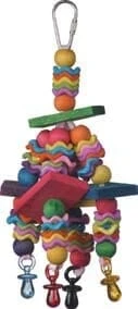 A&E Cage Happy Beaks Fiesta Blocks Bird Toy - 9 X 5 In