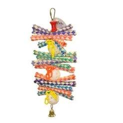 A&E Cage Happy Beaks Finger Stack Bird Toy - 12 X 6 X 2 In