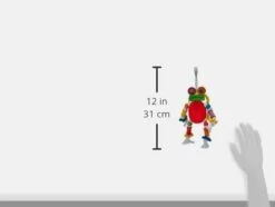 A&E Cage Happy Beaks Silly Wood Frog Bird Toy - 11 X 12 In