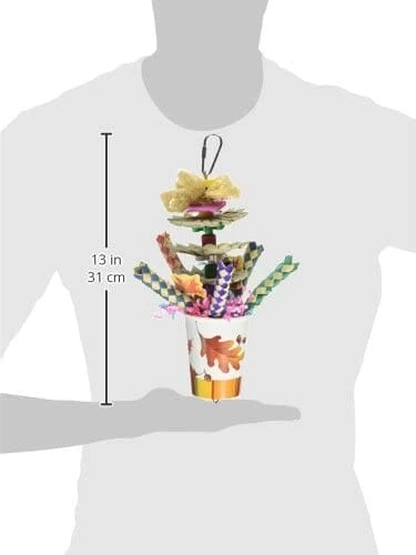 A&E Cage Happy Beaks Tropic Punch Cocktail Bird Toy - 11.5 X 8 X 8 In 3 A&E Cage Happy Beaks Tropic Punch Cocktail Bird Toy - 11.5 X 8 X 8 In