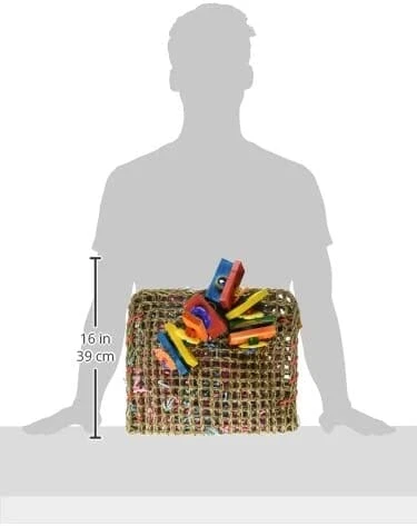 A&E Cage Happy Beaks Vine Mat Forage Pouch Bird Toy - 14 X 12 X 3 In 3 A&E Cage Happy Beaks Vine Mat Forage Pouch Bird Toy - 14 X 12 X 3 In