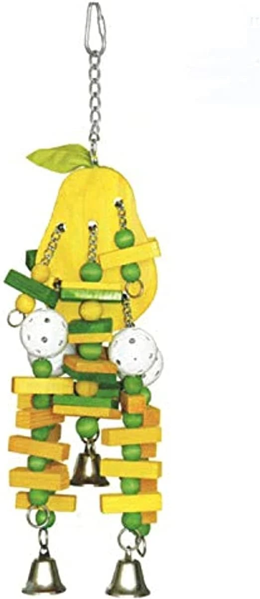 A&E Cage Happy Beaks Wooden Pear Wood Bird Toy - 20 X 6 X 6 In 3 A&E Cage Happy Beaks Wooden Pear Wood Bird Toy - 20 X 6 X 6 In