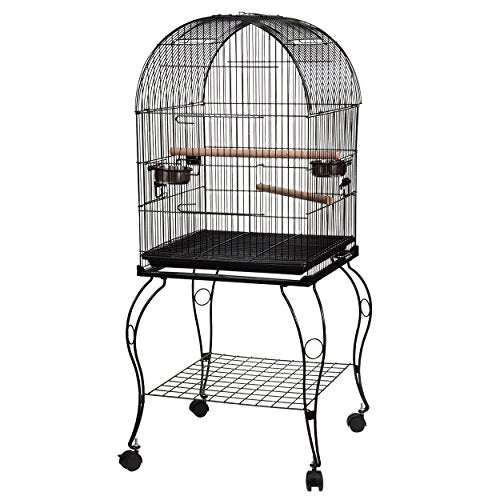 Animal Treasures Bird Cage - Black - Large 3 Animal Treasures Bird Cage - Black - Large