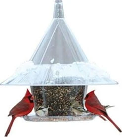 Arundale Mandarin Sky Cafe Wild Bird Feeder - Clear - 12 Lbs Cap