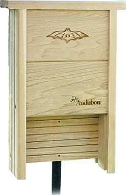 Audubon Cedar Bat Shelter Bat House - Tan - 4.25 X 12 X 15.9 In