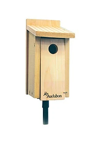 Audubon Cedar Bluebird Wild Bird House - Tan - 6.4 X 6.4 X 11.75 3 Audubon Cedar Bluebird Wild Bird House - Tan - 6.4 X 6.4 X 11.75