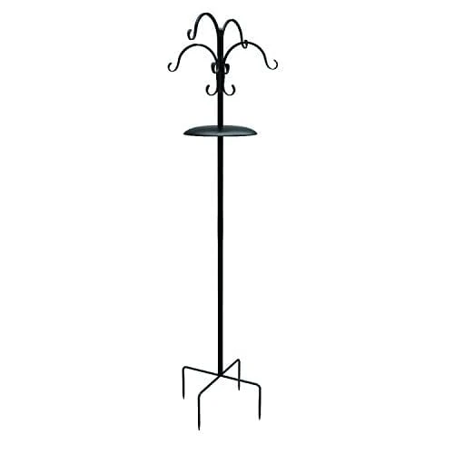 Audubon Deluxe Two Way Bird Station With Squirrel Baffle Wild Bird Accessories - Black - 90 In 3 Audubon Deluxe Two Way Bird Station With Squirrel Baffle Wild Bird Accessories - Black - 90 In