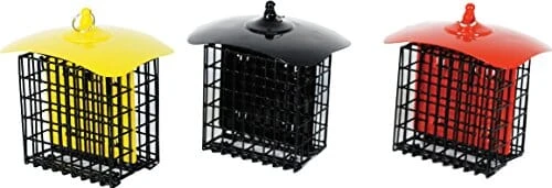 Audubon Double Suet Feeder With Weather Shield Wild Bird Feeder - Assorted - 5.25 X 7 X 7.5 In 3 Audubon Double Suet Feeder With Weather Shield Wild Bird Feeder - Assorted - 5.25 X 7 X 7.5 In
