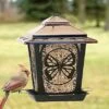 Audubon Hopper Style Wild Bird Feeder With Butterfly Design - Bronze - 3 Lbs Cap 2 Audubon Hopper Style Wild Bird Feeder With Butterfly Design - Bronze - 3 Lbs Cap -Bird pet supplies Sales audubon hopper style wild bird feeder with butterfly design bronze 3 lbs cap 661516