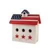 Audubon Patriotic 3 Perch Wren Wild Bird House - Red/White/Blue