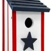 Audubon Patriotic Wooden Bluebird Wild Bird House - Red/White/Blue 2 Audubon Patriotic Wooden Bluebird Wild Bird House - Red/White/Blue -Bird pet supplies Sales audubon patriotic wooden bluebird wild bird house redwhiteblue 219933