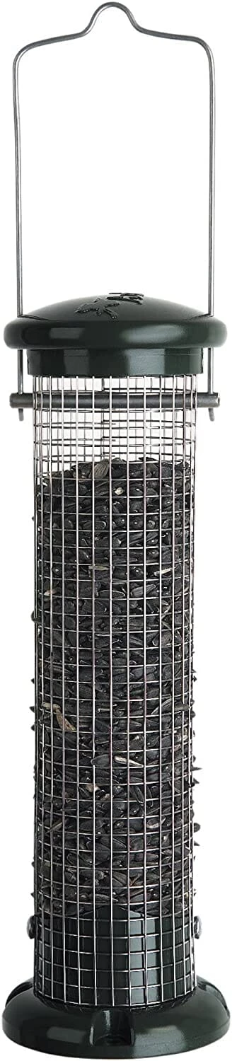 Audubon Peanut & Black Oil Sunflower Seed Wild Bird Feeder - Black And Green - 1 Lb Cap 4 Audubon Peanut & Black Oil Sunflower Seed Wild Bird Feeder - Black And Green - 1 Lb Cap - Image 2