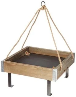 Audubon Rustic Farmhouse Platform Wild Bird Feeder - Natural - 2.5 Lbs Cap