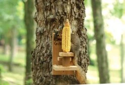 Audubon Squirrel Chair Feeder - Tan - 1 Ear Corn -Bird pet supplies Sales audubon squirrel chair feeder tan 1 ear corn 950480