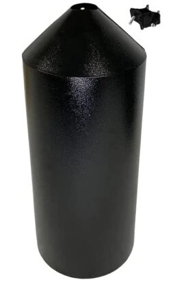 Audubon Torpedo Squirrel Baffle Wild Bird Accessories - Black