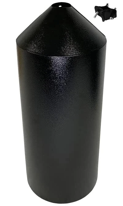 Audubon Torpedo Squirrel Baffle Wild Bird Accessories - Black 3 Audubon Torpedo Squirrel Baffle Wild Bird Accessories - Black