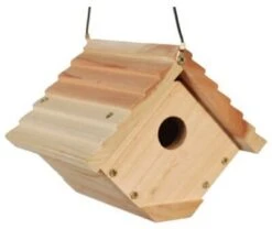 Audubon Traditional Wren Wild Bird House - Tan - 6.8 X 7.1 X 6.25 In