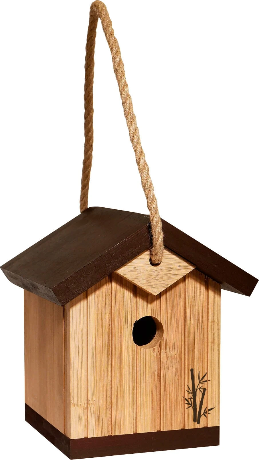 Audubon Ultimate Renewable Bamboo Wren Wild Bird House - Tan/Brown - 6.3 X 6 X 7 In 3 Audubon Ultimate Renewable Bamboo Wren Wild Bird House - Tan/Brown - 6.3 X 6 X 7 In