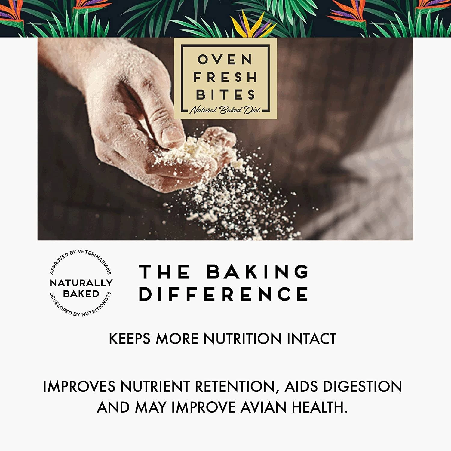 Caitec Oven Fresh Bites Medium Parrot Bird Food - 15 Lb Bag 3 Caitec Oven Fresh Bites Medium Parrot Bird Food - 15 Lb Bag