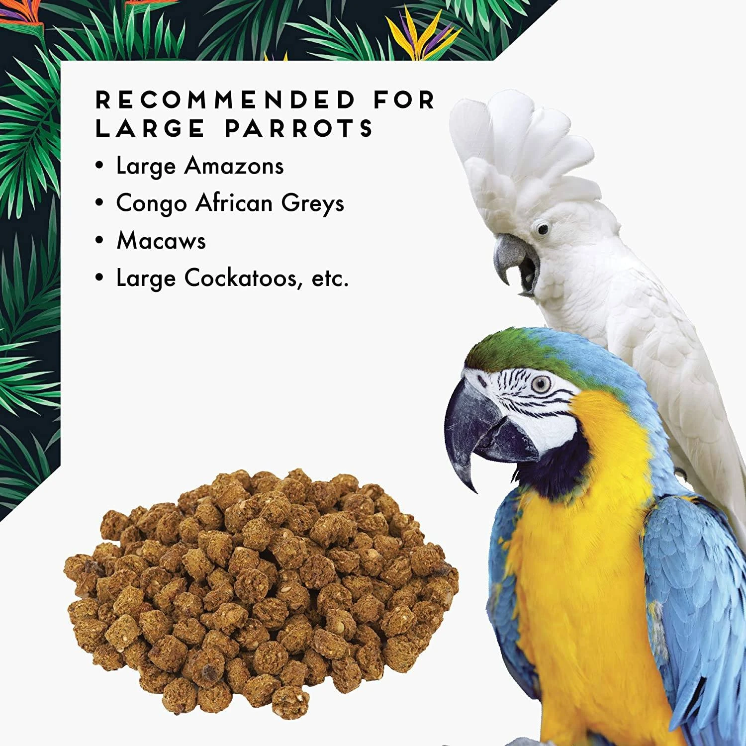 Caitec Oven Fresh Bites Small Parrot Bird Food - 15 Lb Bag 3 Caitec Oven Fresh Bites Small Parrot Bird Food - 15 Lb Bag
