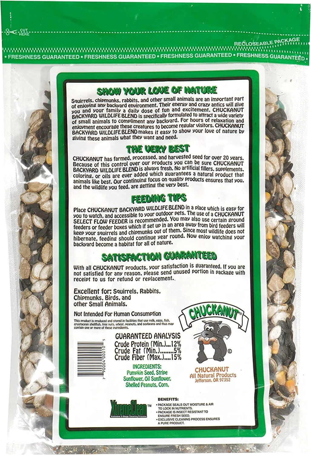 Chuckanut Backyard All Natural Wildlife Blend - 10 Lbs 4 Chuckanut Backyard All Natural Wildlife Blend - 10 Lbs - Image 2