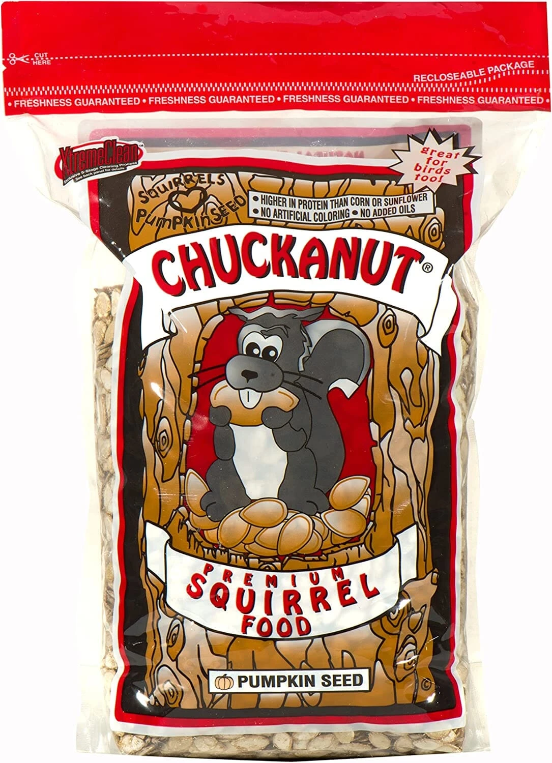 Chuckanut Premium Squirrel Diet - Pumpkin Seed - 20 Lbs 3 Chuckanut Premium Squirrel Diet - Pumpkin Seed - 20 Lbs