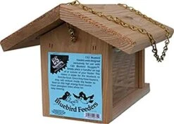 C&S Bluebird Feeder Wooden Hopper Wild Bird Feeder - 11.75 X 9 X 8 In