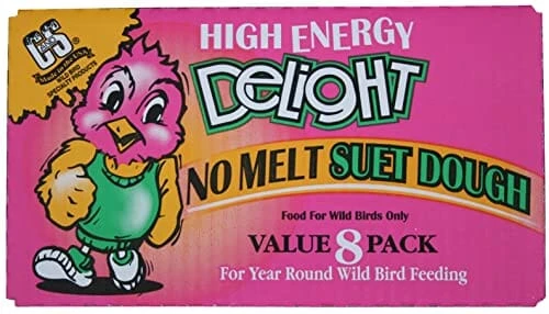C&S Delight Suet Dough Wild Bird Food - High Energy - 11 Oz - 8 Pack 3 C&S Delight Suet Dough Wild Bird Food - High Energy - 11 Oz - 8 Pack