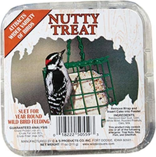 C&S Pictorial Label Suet Cakes Wild Bird Food - Nutty - 11 Oz - 12 Pack 3 C&S Pictorial Label Suet Cakes Wild Bird Food - Nutty - 11 Oz - 12 Pack