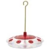 Droll Yankees Happy Eight 2 Hummingbird Feeder - Red - 1 Qt Cap