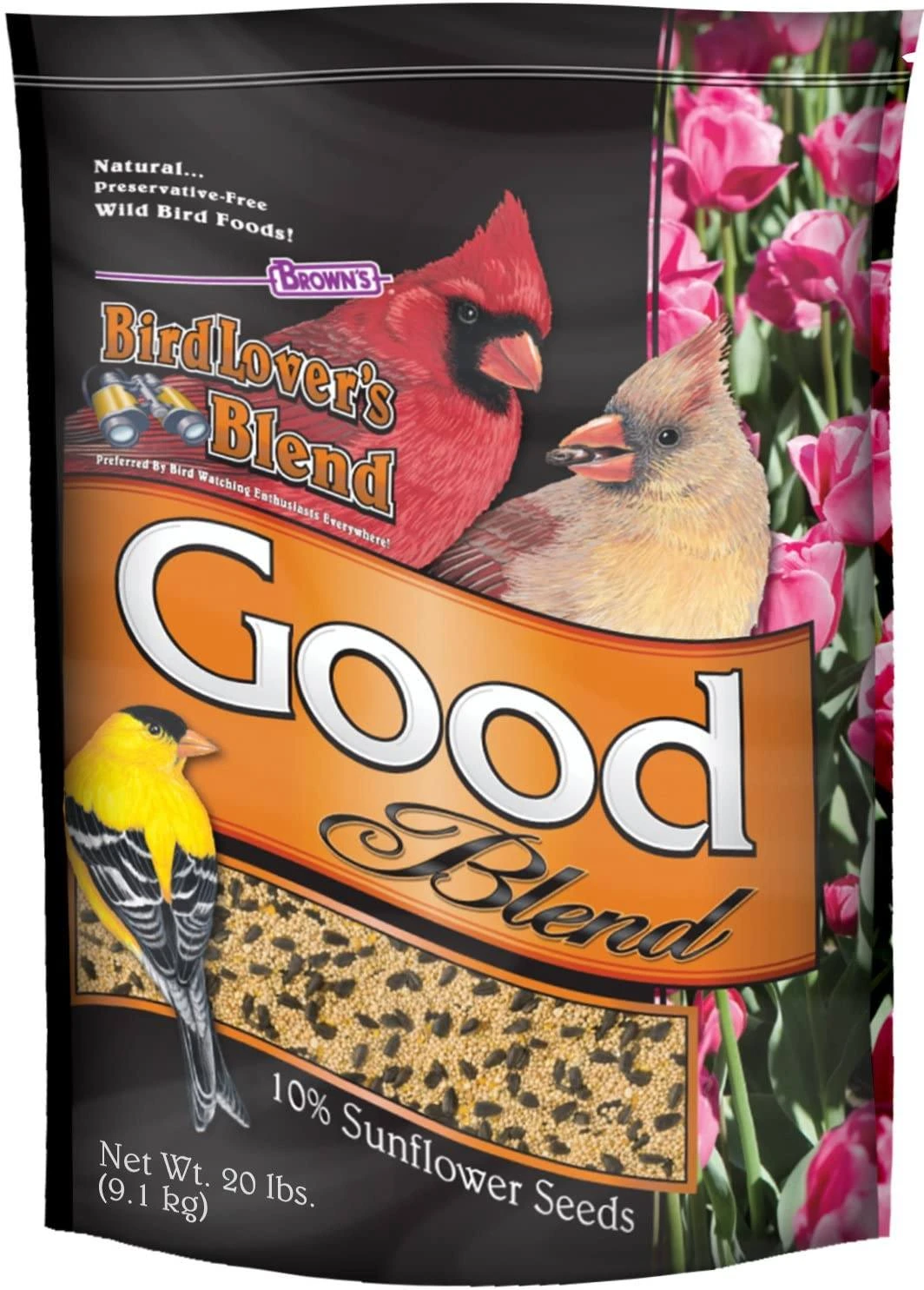 F.M. Brown's Birdluver's Good Blend Bird Food - 20 Lb Bag 3 F.M. Brown's Birdluver's Good Blend Bird Food - 20 Lb Bag