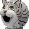 Gord-O Gray Cat Bird House - Gray/White - 6.7 X 6.3 X 5.9 In -Bird pet supplies Sales gord o gray cat bird house graywhite 67 x 63 x 59 in 925228