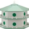 Heath Deluxe Aluminum Purple Martin House - Green - 12 Room -Bird pet supplies Sales heath deluxe aluminum purple martin house green 12 room 725326