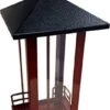 Heath Metal Roof Wild Bird Feeder - Red And Black - 3 Lbs Cap -Bird pet supplies Sales heath metal roof wild bird feeder red and black 3 lbs cap 635249
